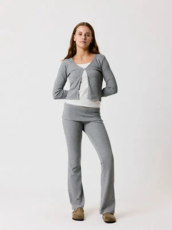 Cardigan Kula Grey Melange - Bilde 3