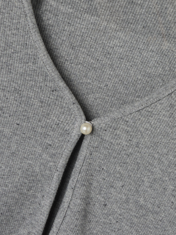 Cardigan Kula Grey Melange - Bilde 6