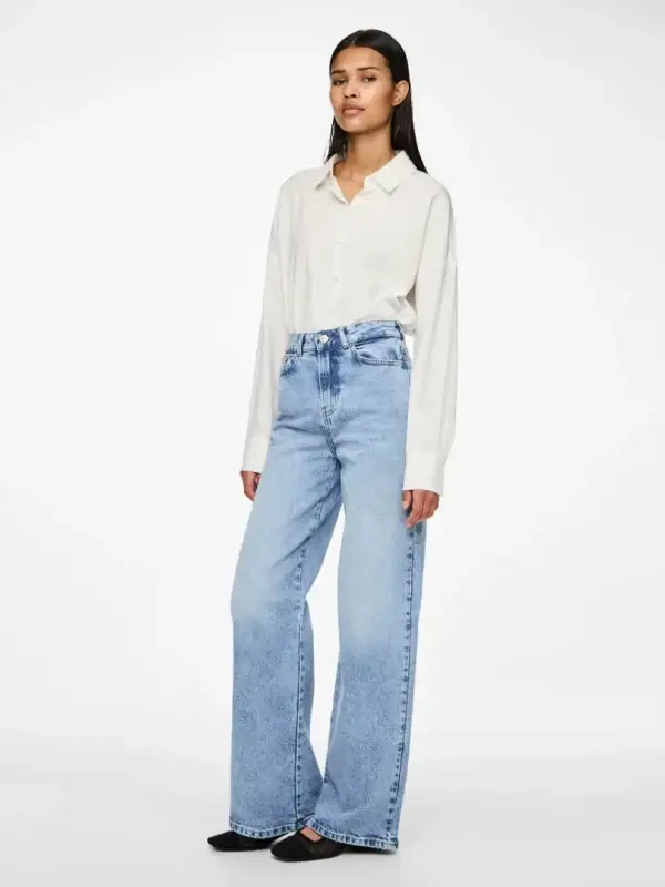 Jeans PcSelma Light Blue Denim - Bilde 5