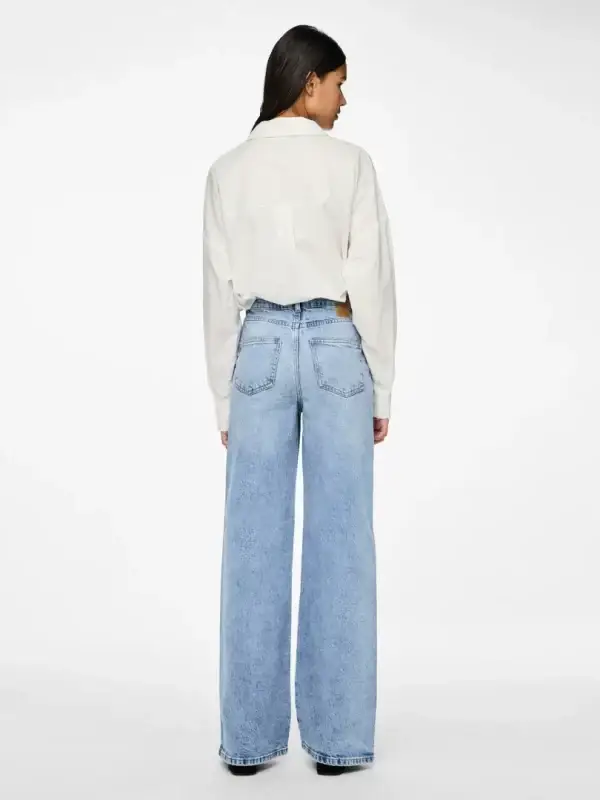 Jeans PcSelma Light Blue Denim - Bilde 4