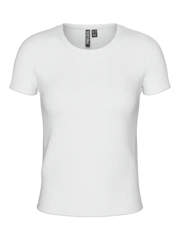 T-skjorte PcMay Bright White