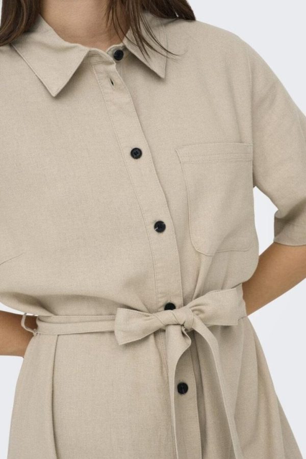Kjole Caro Oxford Tan - Bilde 2