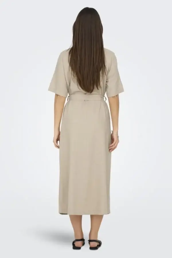 Kjole Caro Oxford Tan - Bilde 5