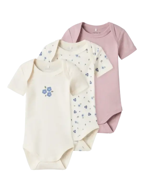 Body Med Kort Arm Flower