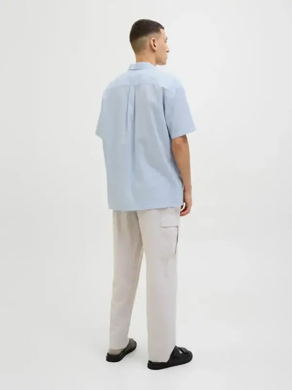 Skjorte Summer Resort Chambray Blue - Bilde 3