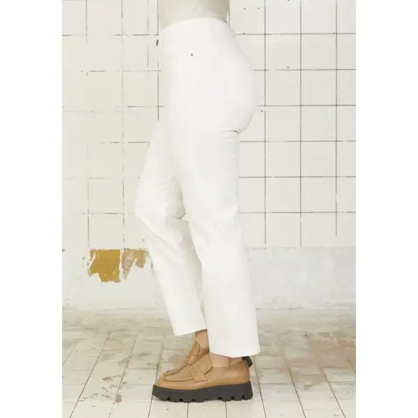 Bukse Isay Straight Broken White - Bilde 2