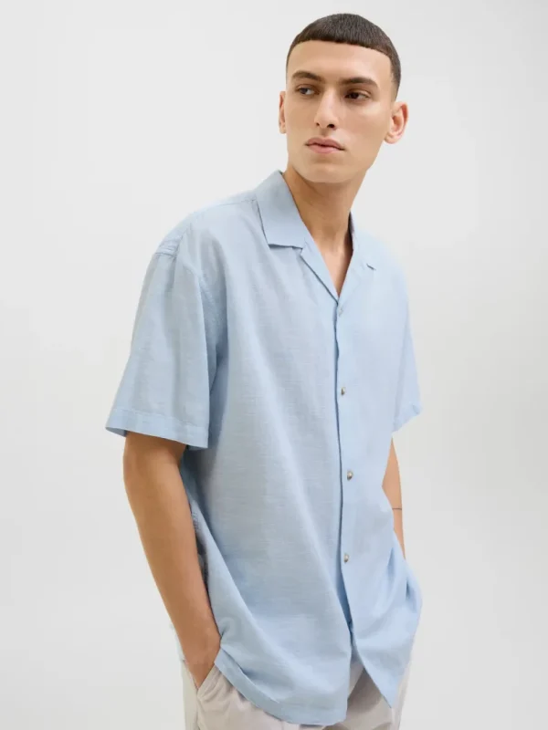 Skjorte Summer Resort Chambray Blue - Bilde 7