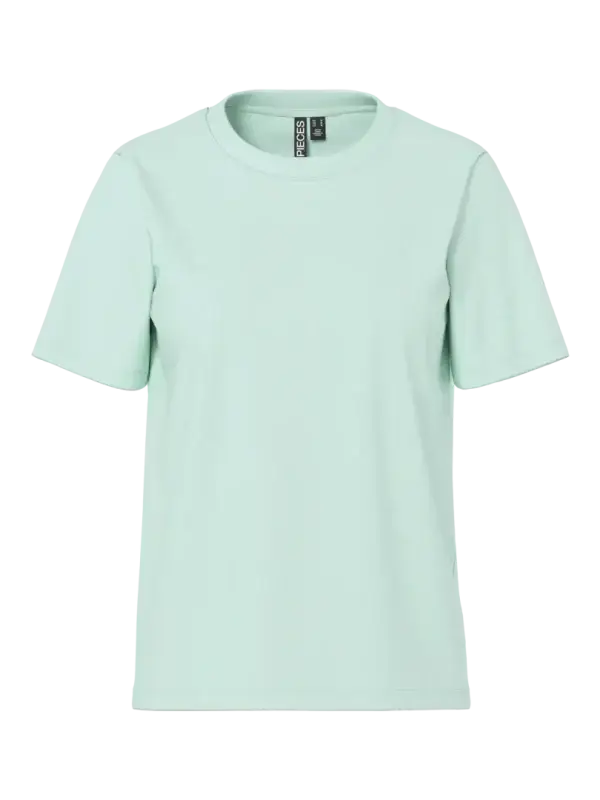 T-skjorte PcRia Dusty Aqua