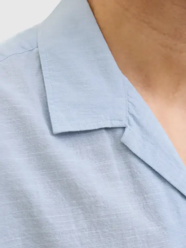 Skjorte Summer Resort Chambray Blue - Bilde 5