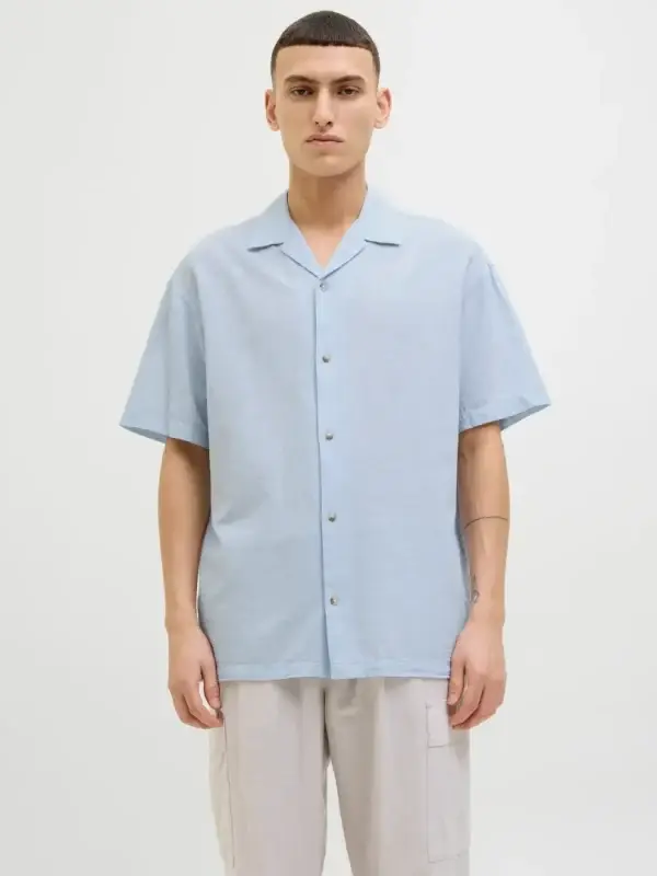 Skjorte Summer Resort Chambray Blue - Bilde 2