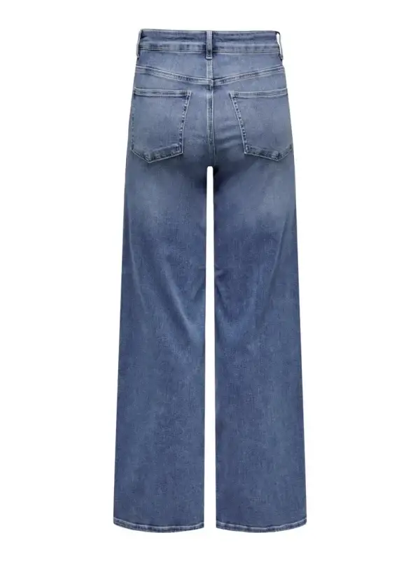 Madison Blush Wide Jeans Med Blue - Bilde 2