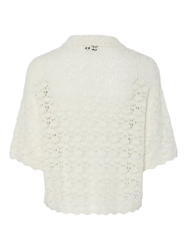 Cardigan PcFalka Cloud Dancer - Bilde 2