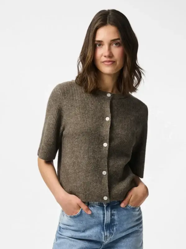 Cardigan Silly Morel/Melange - Bilde 3