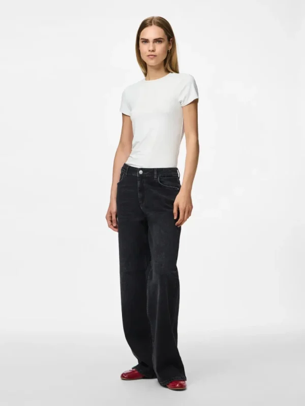 Jeans Silke Wide Black - Bilde 5