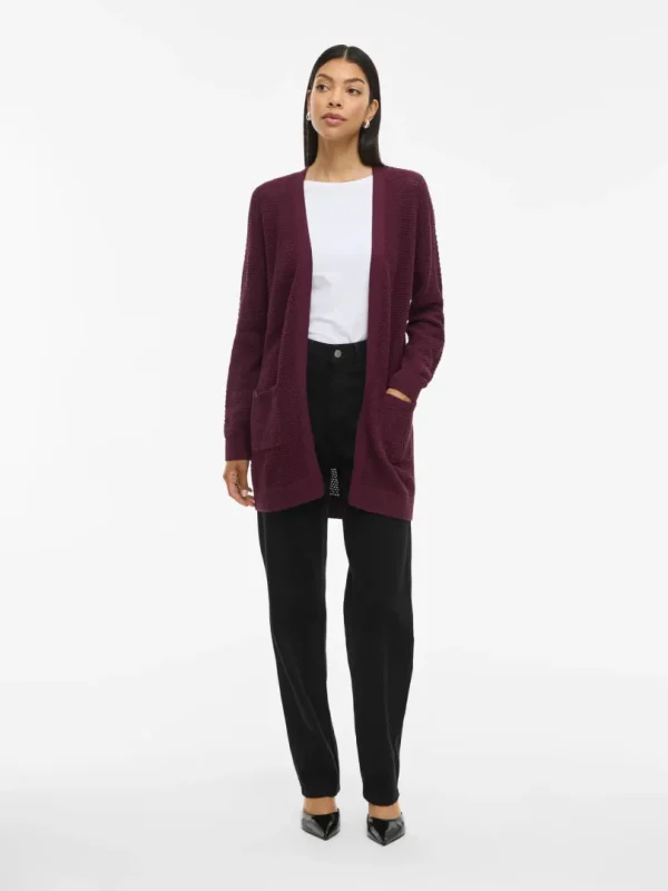 Cardigan Vidalo Fig - Bilde 4