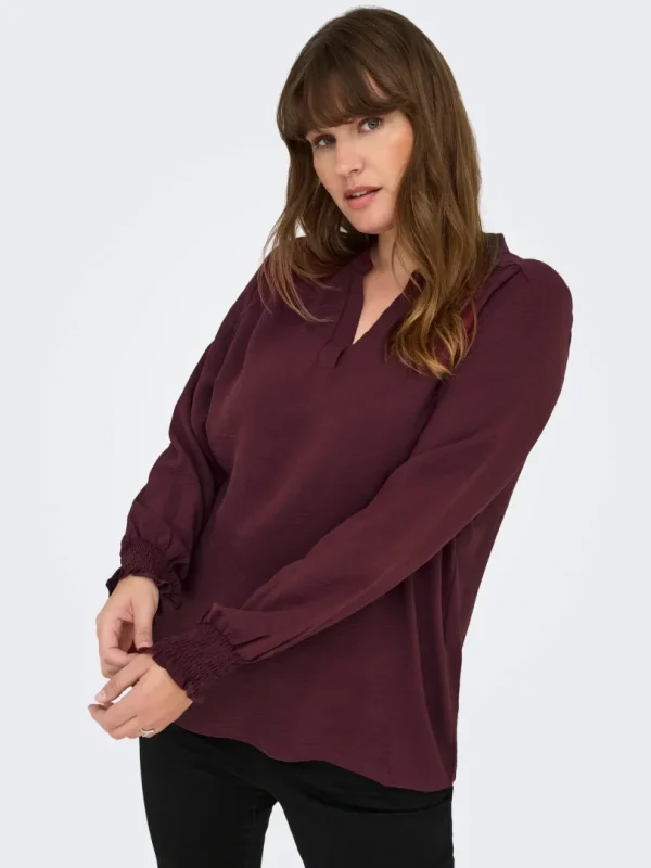 Bluse Metta Tawny Port - Bilde 6