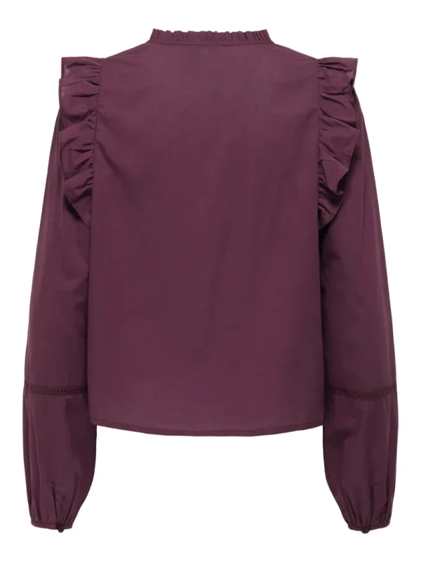 Bluse Edda Mauve Wine - Bilde 2