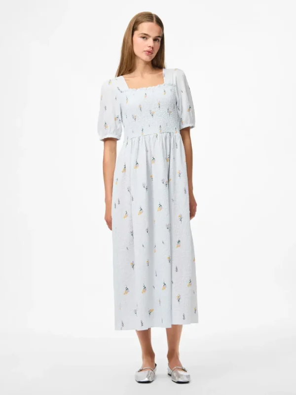 Jeo Midi Dress Cashmre Blue - Bilde 3