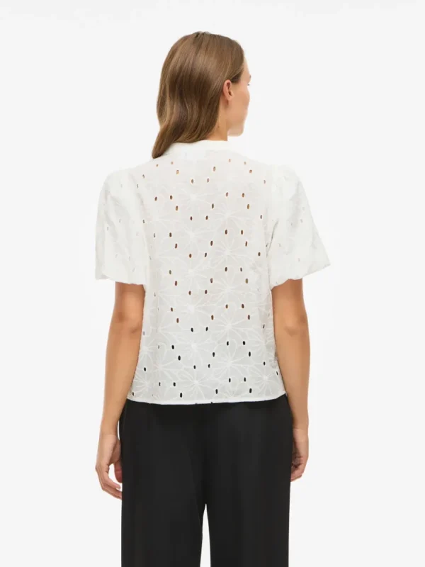 Bluse ViLacia Snow White - Bilde 4