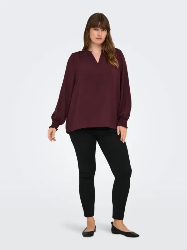 Bluse Metta Tawny Port - Bilde 5