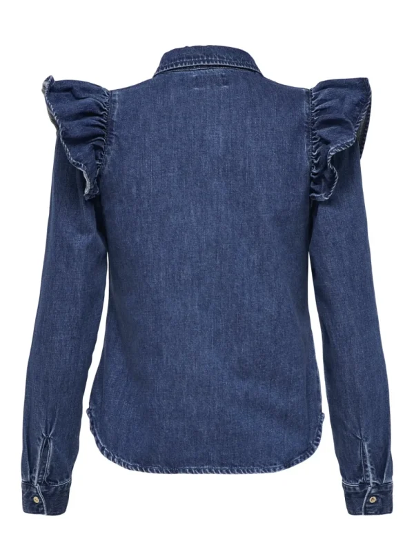 indigo frill shirt - Bilde 7