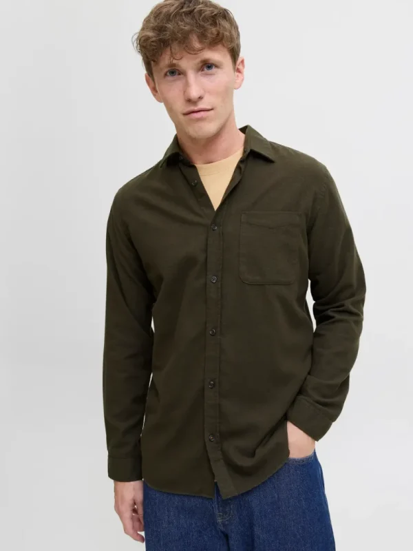 Skjorte James Flannel Rosin - Bilde 7