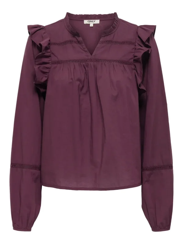 Bluse Edda Mauve Wine