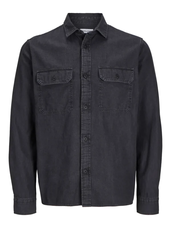 Skjorte Travis Black Denim