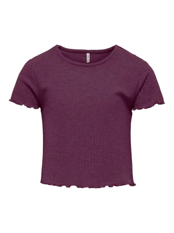T-skjorte Nella Mauve Wine