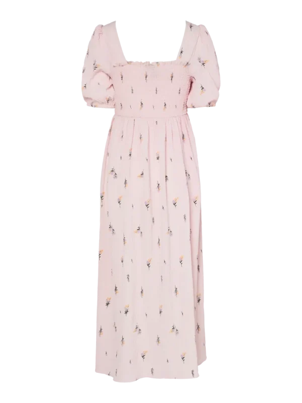 Jeo Midi Dress Pink Tulle - Bilde 2