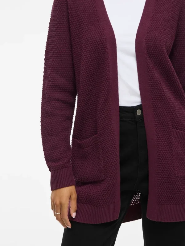 Cardigan Vidalo Fig - Bilde 5
