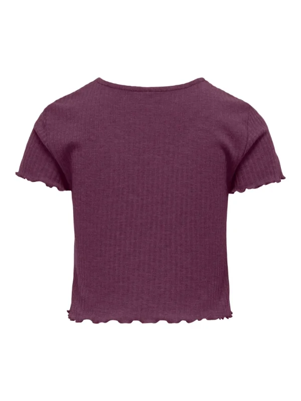 T-skjorte Nella Mauve Wine - Bilde 2