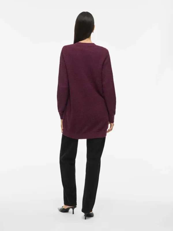 Cardigan Vidalo Fig - Bilde 3