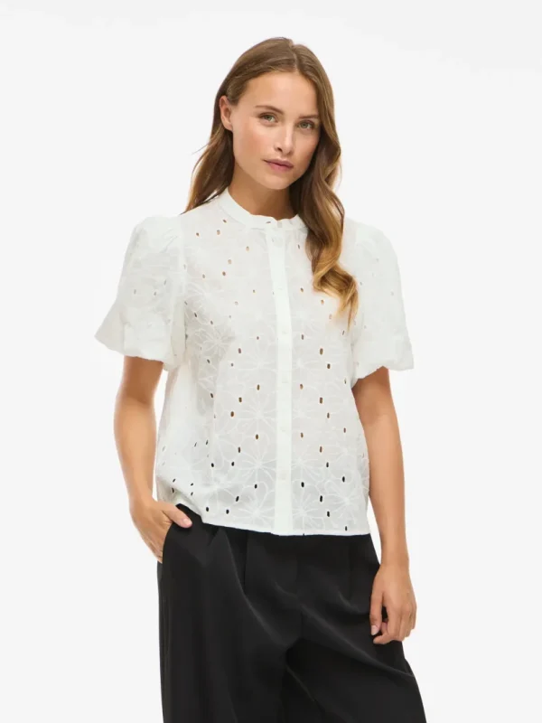 Bluse ViLacia Snow White - Bilde 3