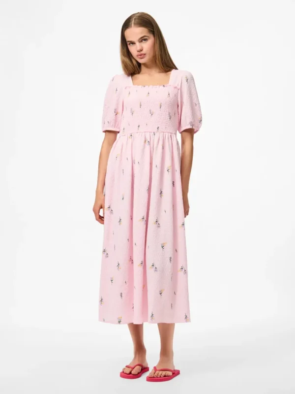 Jeo Midi Dress Pink Tulle - Bilde 5