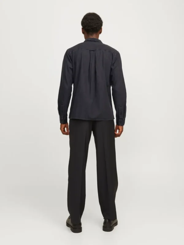 Skjorte Travis Black Denim - Bilde 3